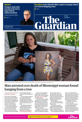 Cover of The Guardian (USA)