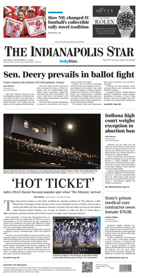 Cover of The Indianapolis Star