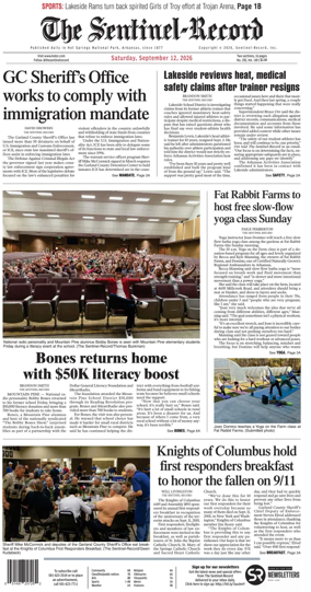 Cover of The Sentinel-Record