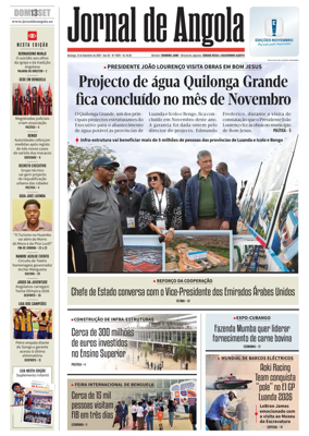 Cover of Jornal de Angola