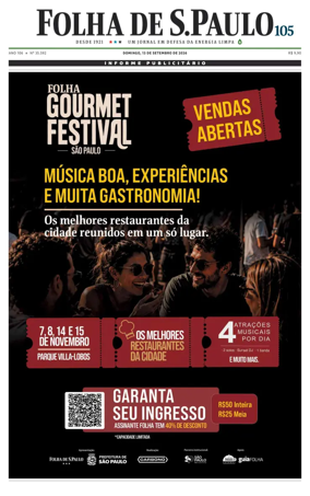 Cover of Folha de S.Paulo