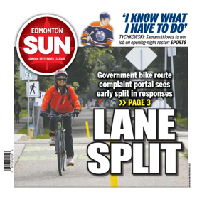 Cover of Edmonton Sun