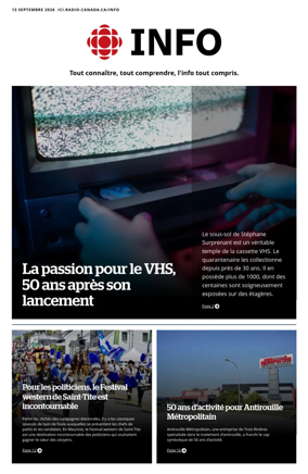 Cover of Radio-Canada Info