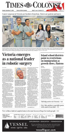 Cover of Times Colonist