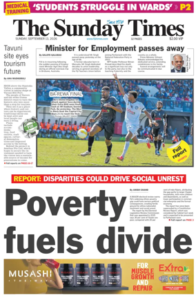 Cover of The Fiji Times
