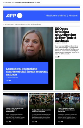 Cover of AFP