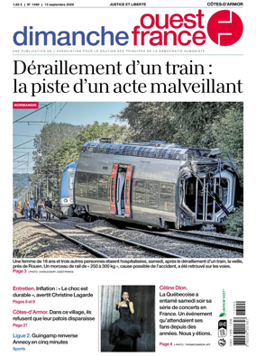 Cover of Dimanche Ouest France (Cotes-d'Armor)