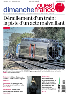 Cover of Dimanche Ouest France (Ille-et-Vilaine)