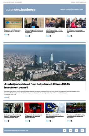 Cover of Euronews Business