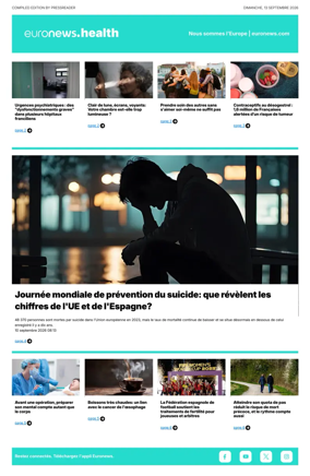 Cover of Euronews Health (French)