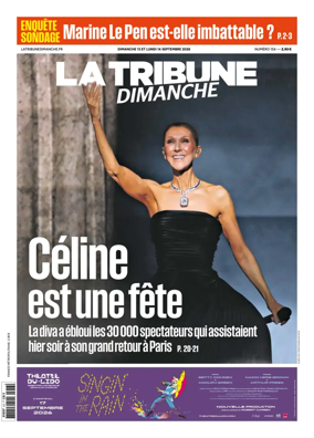 Cover of La Tribune Dimanche (France)