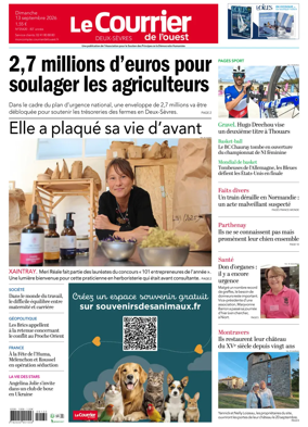Cover of Le Courrier de l’Ouest (Deux-Sevres)