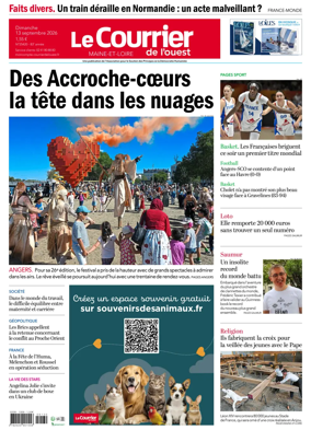 Cover of Le Courrier de l’Ouest (Saumur)