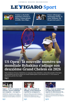 Cover of Le Figaro Sport