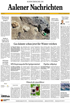 Cover of Aalener Nachrichten