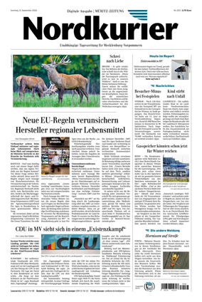 Cover of Muritz-Zeitung