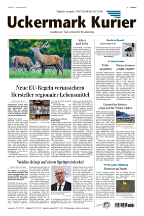 Cover of Prenzlauer Zeitung