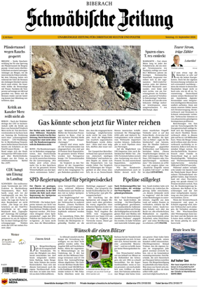 Cover of Schwabische Zeitung (Biberach)