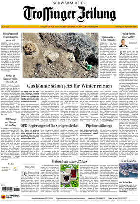 Cover of Trossinger Zeitung