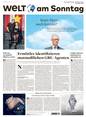 Cover of Welt am Sonntag