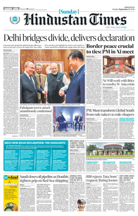 Cover of Hindustan Times Thane