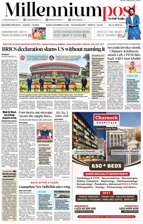 Cover of Millennium Post (Kolkata)