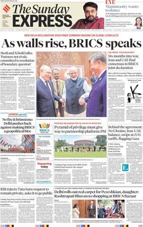 Cover of The Indian Express