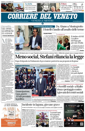 Cover of Corriere del Veneto (Venezia e Mestre)