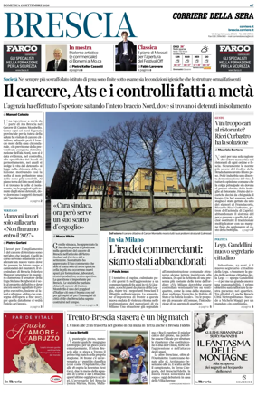 Cover of Corriere della Sera (Brescia)