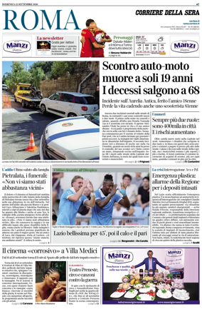 Cover of Corriere della Sera (Roma)
