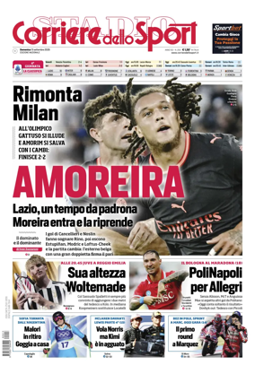 Cover of Corriere dello Sport