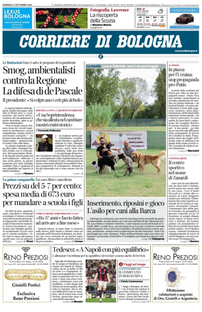 Cover of Corriere di Bologna