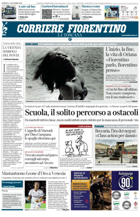 Cover of Corriere Fiorentino
