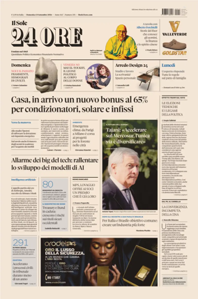 Cover of Il Sole 24 Ore