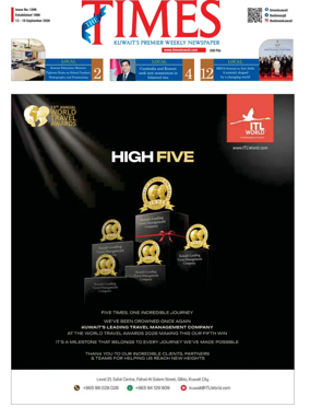 Cover of The Times Kuwait