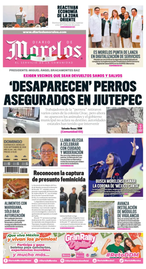 Cover of Diario de Morelos