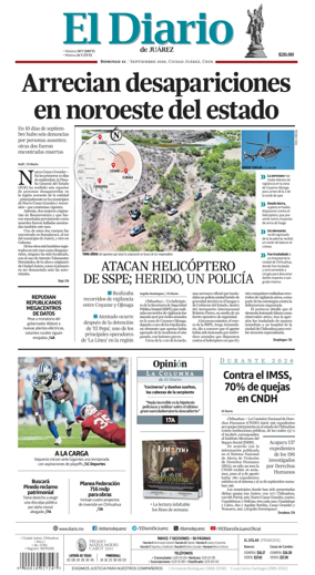 Cover of El Diario de Juarez