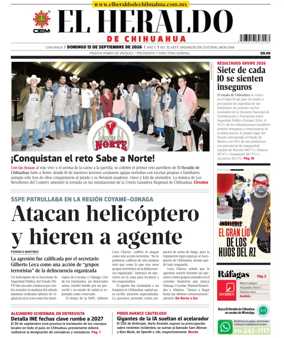 Cover of El Heraldo de Chihuahua