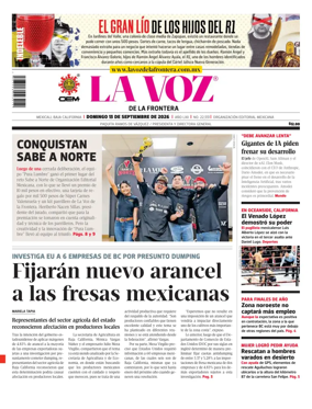 Cover of La Voz de la Frontera