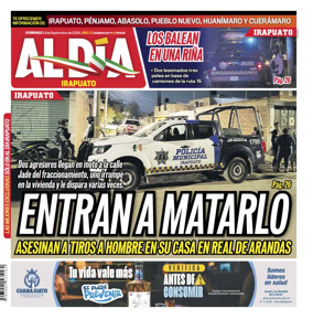 Cover of Periodico Al Dia (Irapuato)