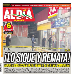 Cover of Periodico Al Dia (Salamanca)