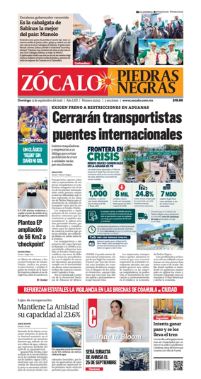 Cover of Zocalo Piedras Negras