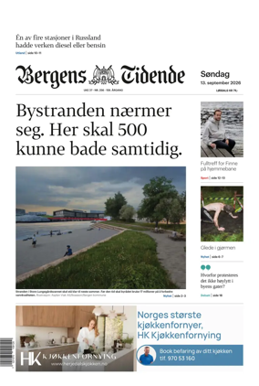 Cover of Bergens Tidende