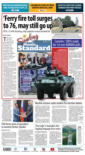 Cover of Manila Standard