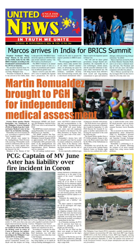 Cover of United News - English Edition