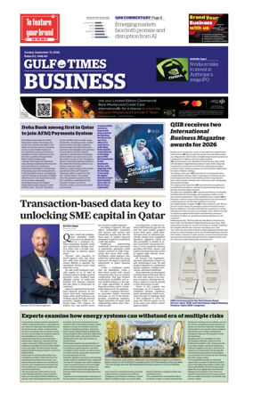 Cover of Gulf Times Business