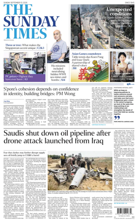 Cover of The Straits Times