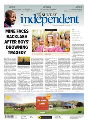 Cover of The Sunday Independent