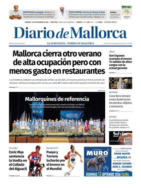 Cover of Diario de Mallorca