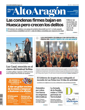 Cover of Diario del Alto Aragon